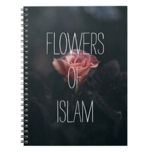 flowers of islam notebook muslimah islamic gift