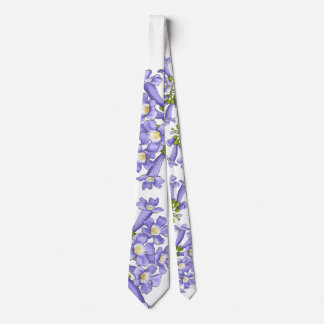 Flowers of Jacaranda Brazil Tie
