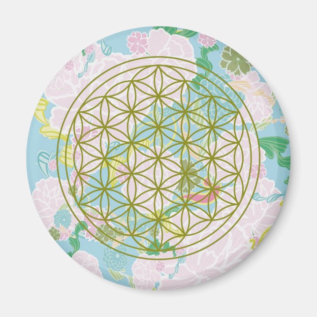 Flowers of life magnet (Front)