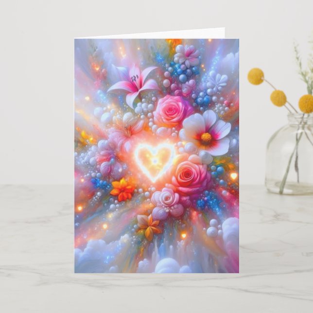 Flowers of Light Thank You Card (Front)