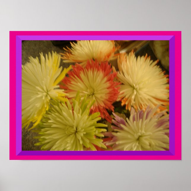 Flowers of Many Colours Poster (Front)
