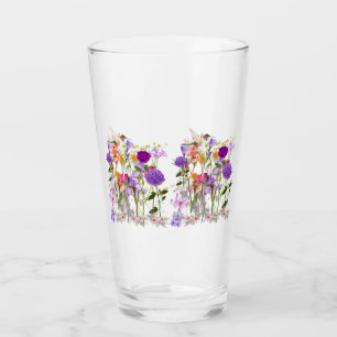 Flowers of the Heart Glass