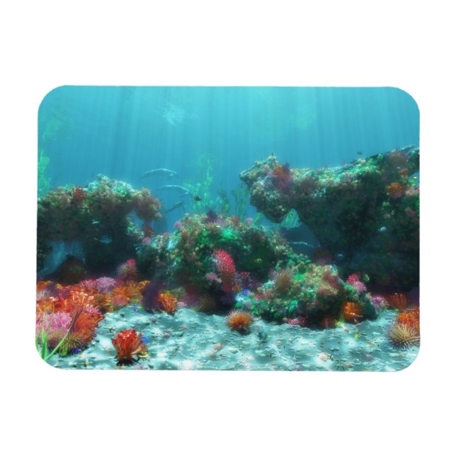 Flowers of the Sea Flexible Magnet (Horizontal)