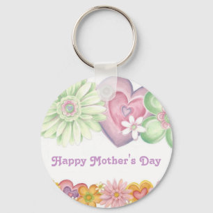 Flowers of Time, Happy Mother's Day Key Ring