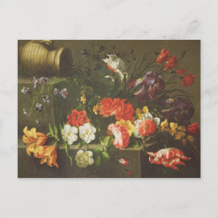 Flowers on a Ledge, 1665 Postcard