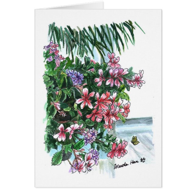 Flowers on a street (Front)