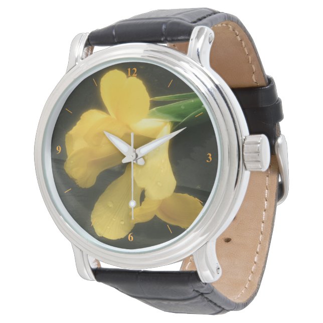 Flowers on Slate, version 1 Watch (Angled)