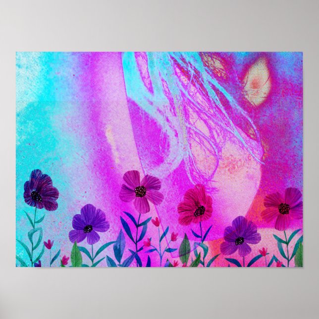Flowers on the chest poster (Front)