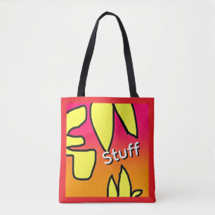 Flowers On The Edge Tote Bag