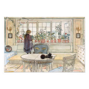 Flowers on the Windowsill, 1895 by Carl Larsson Photo Print