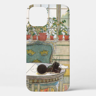 Flowers on the Windowsill by Carl Larsson iPhone 12 Pro Case