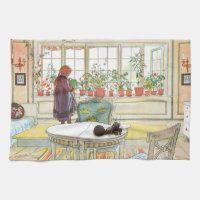 Flowers on the Windowsill Carl Larsson Swedish