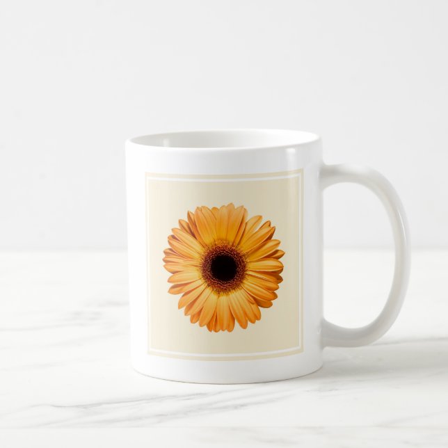 Flowers | Orange Gerbera Coffee Mug (Right)