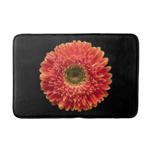Flowers   Orange Gerbera Daisy Bath Mat