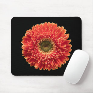 Flowers Orange Gerbera Daisy Mouse Pad