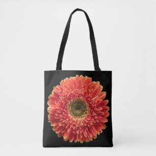 Flowers Orange Gerbera Daisy Tote Bag
