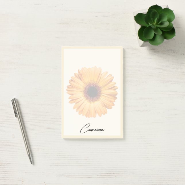 Flowers | Orange Gerbera Post-it Notes (Office)