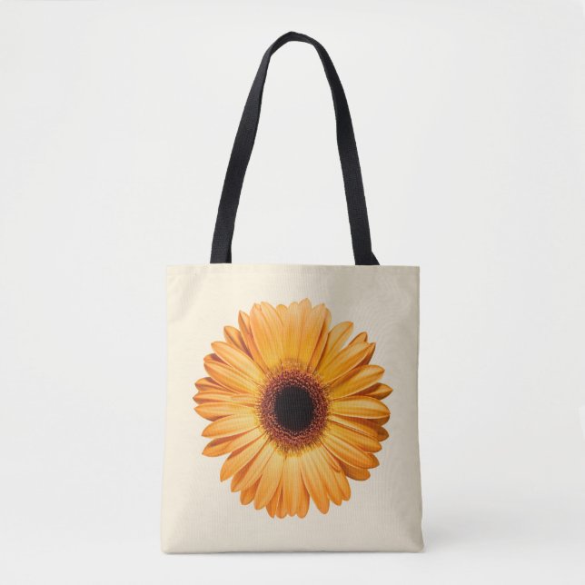 Flowers | Orange Gerbera Tote Bag (Front)