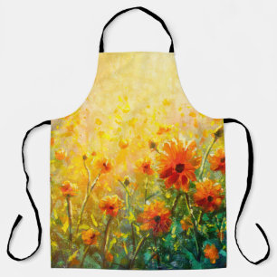 Flowers paintings monet painting claude impression apron