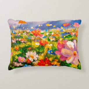 Flowers paintings monet painting claude impression decorative cushion
