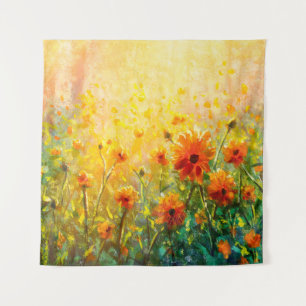 Flowers paintings monet painting claude impression tapestry