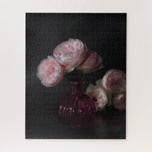 Flowers   Pale Pink Peonies in Vase Jigsaw Puzzle