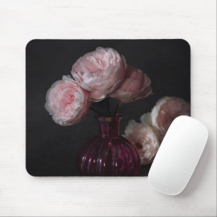 Flowers   Pale Pink Peonies in Vase Mouse Pad