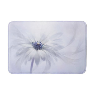 Flowers Pale Purple Flower Bath Mat