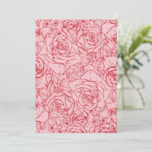 Flowers Pattern 14 Thank You Card