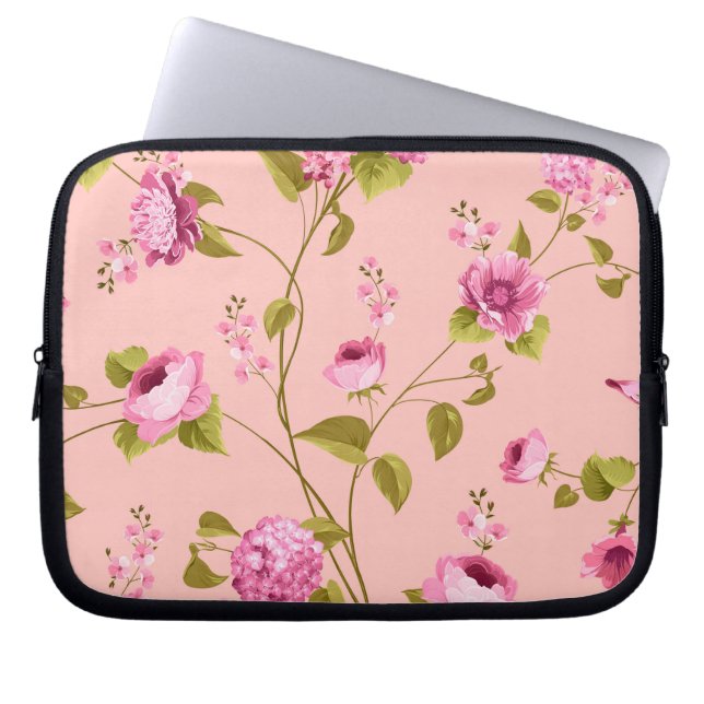 Flowers Pattern 17 Laptop Sleeve (Front)