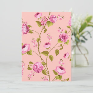Flowers Pattern 17 Thank You Card