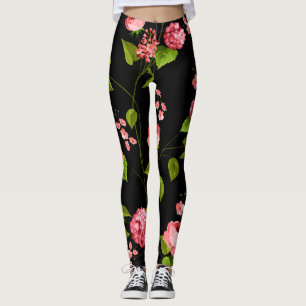 Flowers Pattern 18 Leggings