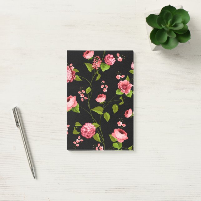 Flowers Pattern 18 Post-it Notes (Office)