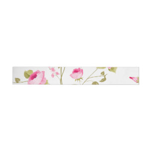 Flowers Pattern 19 Wrap Around Label