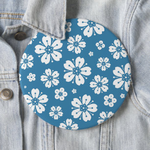 Flowers Pattern 5 6 Cm Round Badge