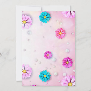 Flowers Pattern 7 Save The Date