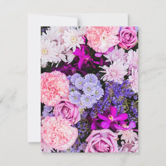 Flowers Pattern 8 Card (Front)