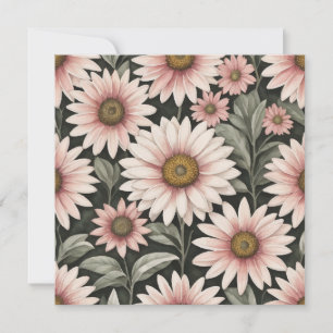 flowers pattern card