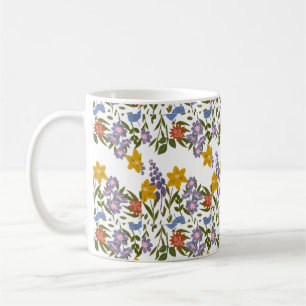 Flowers Pattern Coffee Mug