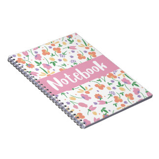 flowers Pattern Notebook