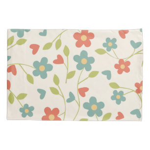 Flowers Pattern Pillow Case