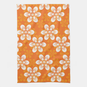Flowers Pattern Tea Towel