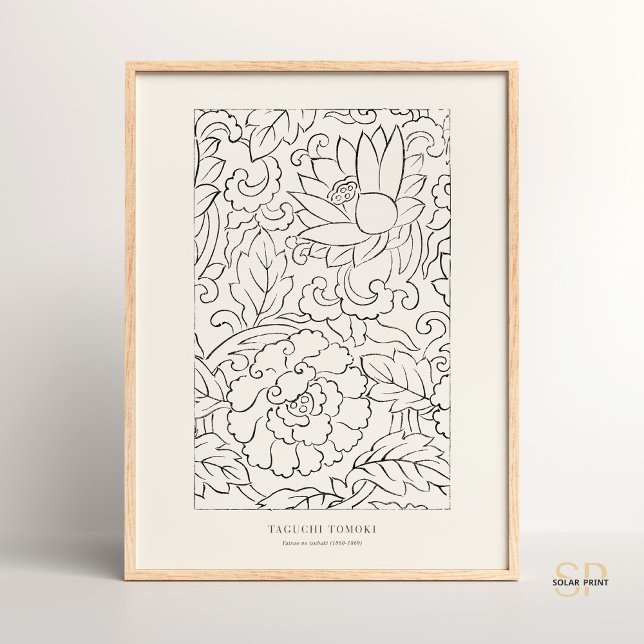 Flowers Pattern Yatsuo no Tsubaki Taguchi Tomoki Poster (Creator Uploaded)