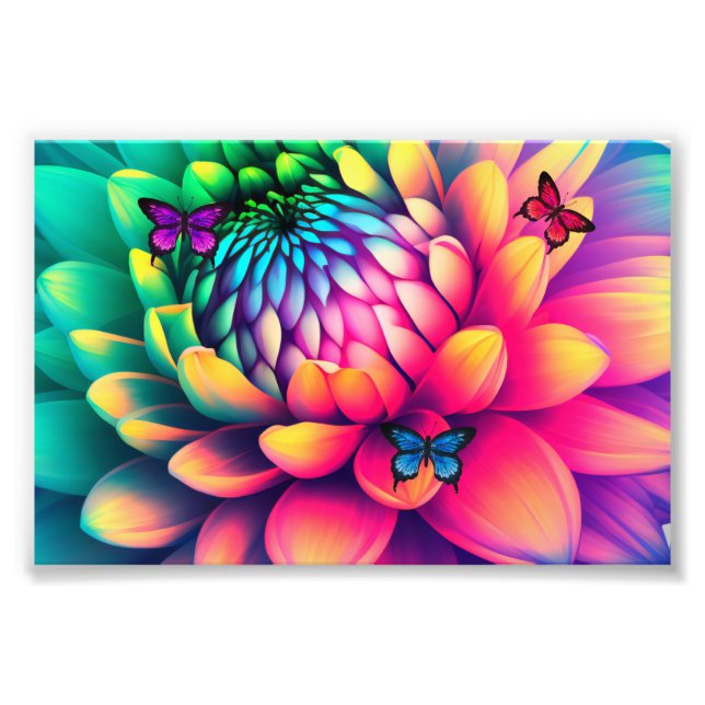  flowers Photo Enlargement (Front)