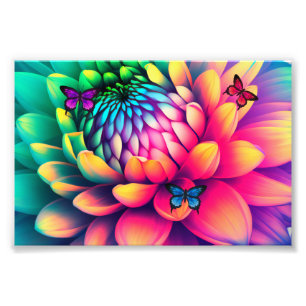  flowers Photo Enlargement Print