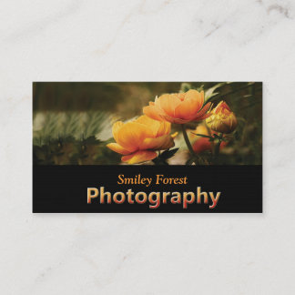Flowers_photo_photography_business cards