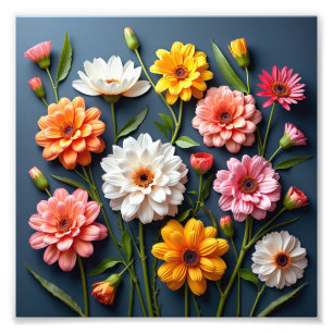 Flowers photo print