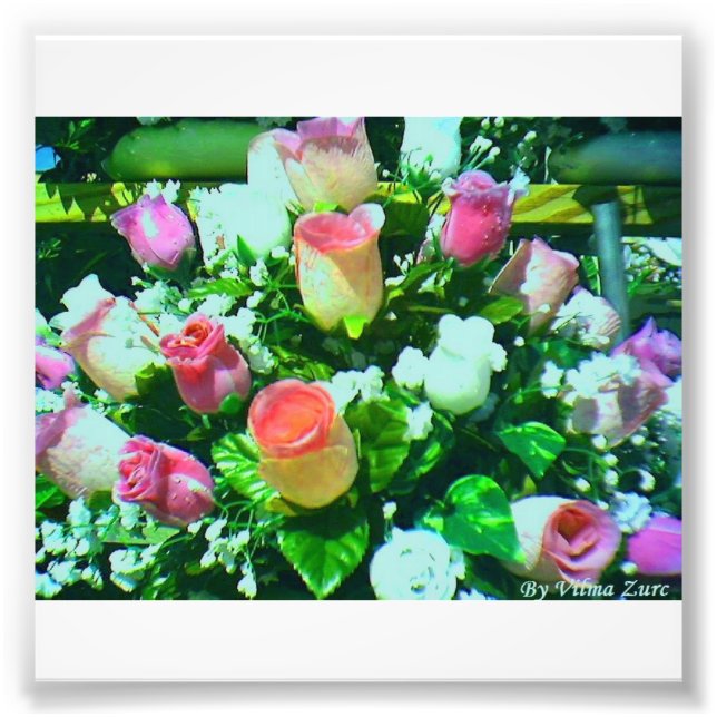 Flowers Photo Print (Front)