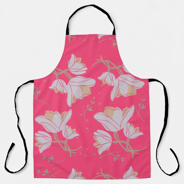 FLOWERS, PINK APRON (Front)
