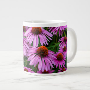 Flowers Pink Coneflower Garden Large Coffee Mug